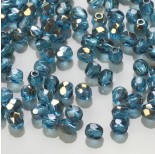 Zdjęcie - Fire Polish Bronze Iris Dark Aquamarine (ZR60040) 3mm